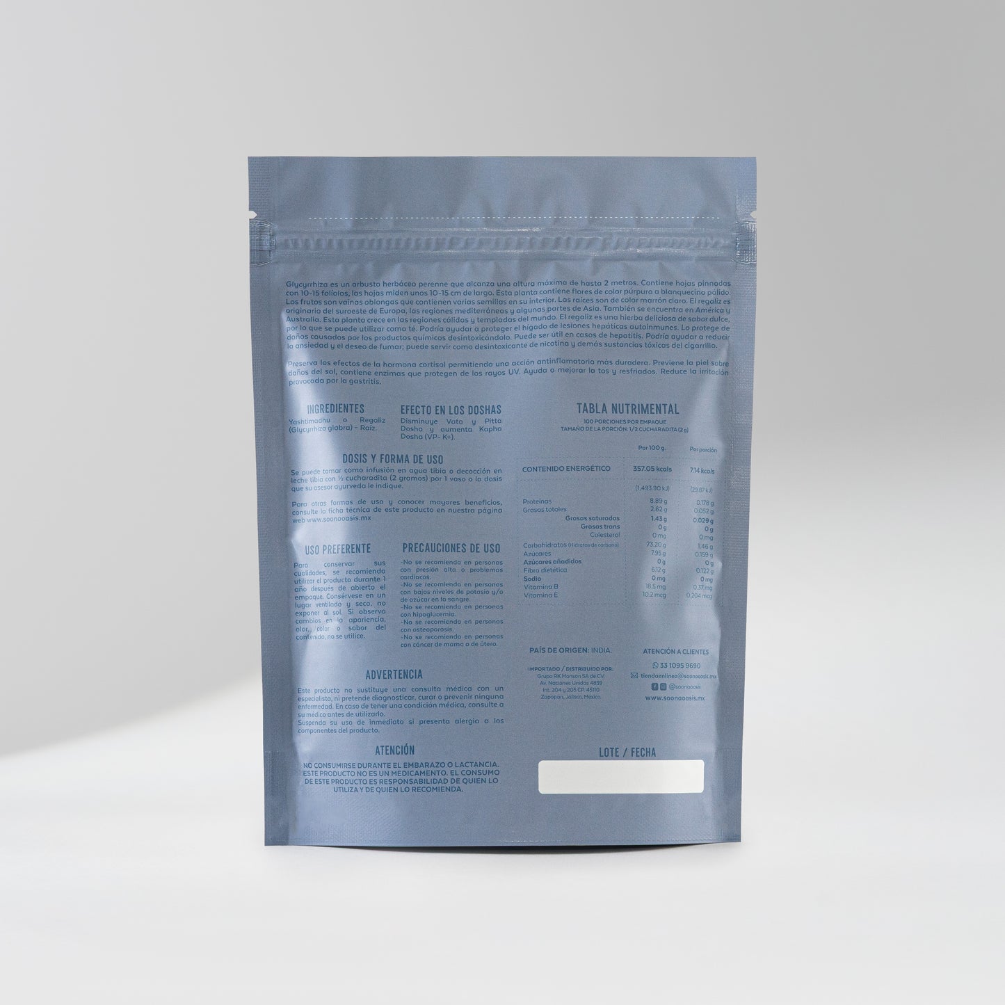 Yashtimadhu – Regaliz (Glycyrrhiza glabra)