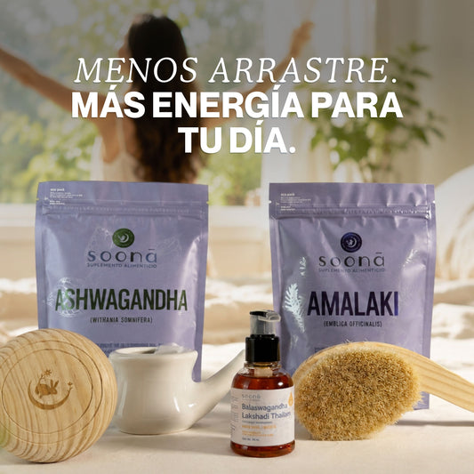 Kit Soona Energía y Recuperación – Sistema Ayurveda para Cansancio, Desgaste y Baja Energía