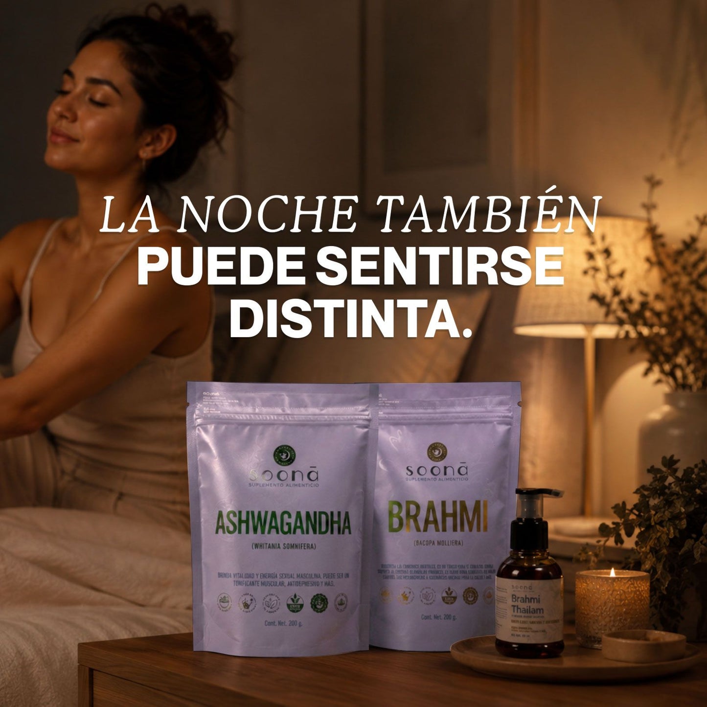 Kit Soona Sueño Profundo – Sistema Ayurveda para Dormir Mejor, Bajar el Ritmo y Despertar con Más Energía