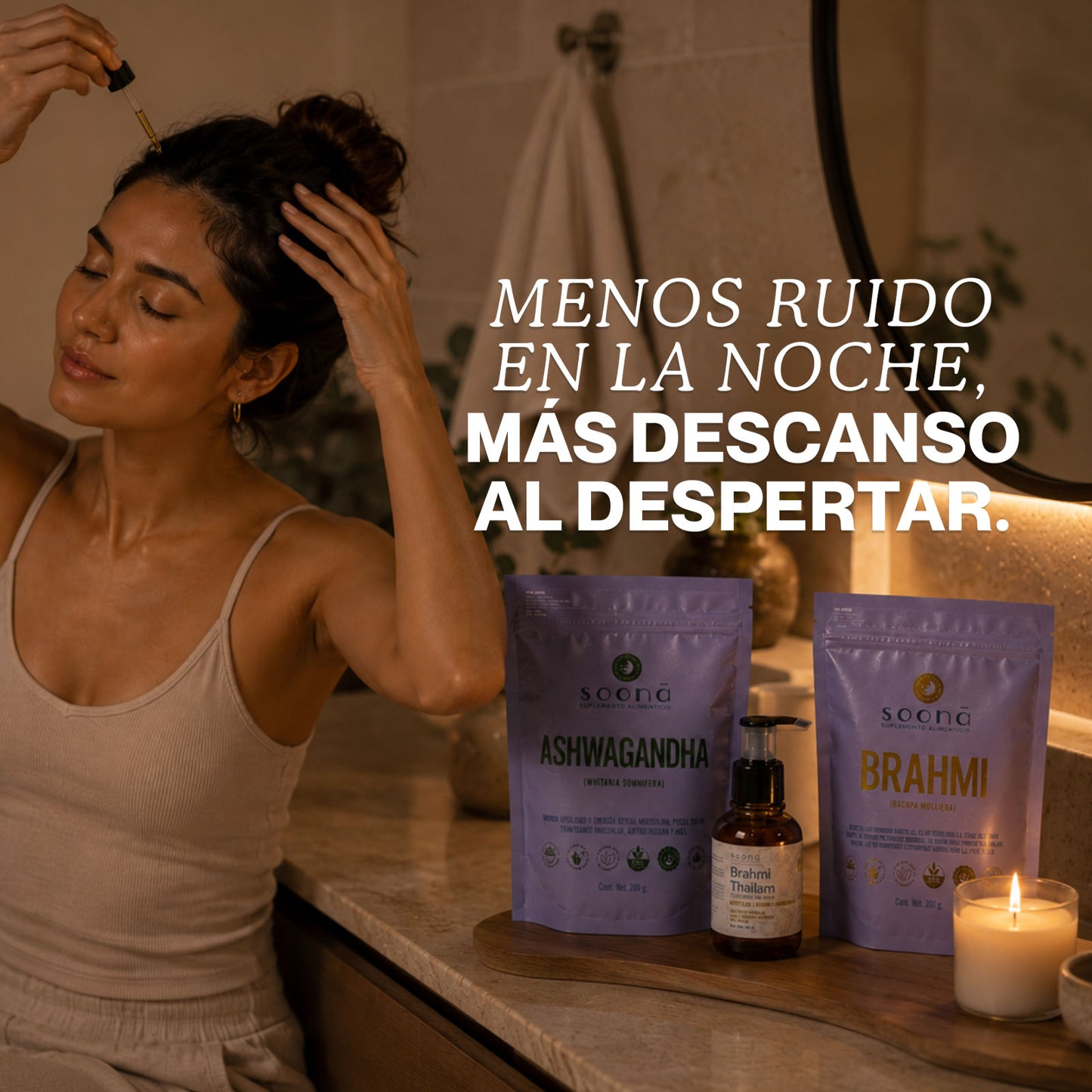 Kit Soona Sueño Profundo – Sistema Ayurveda para Dormir Mejor, Bajar el Ritmo y Despertar con Más Energía