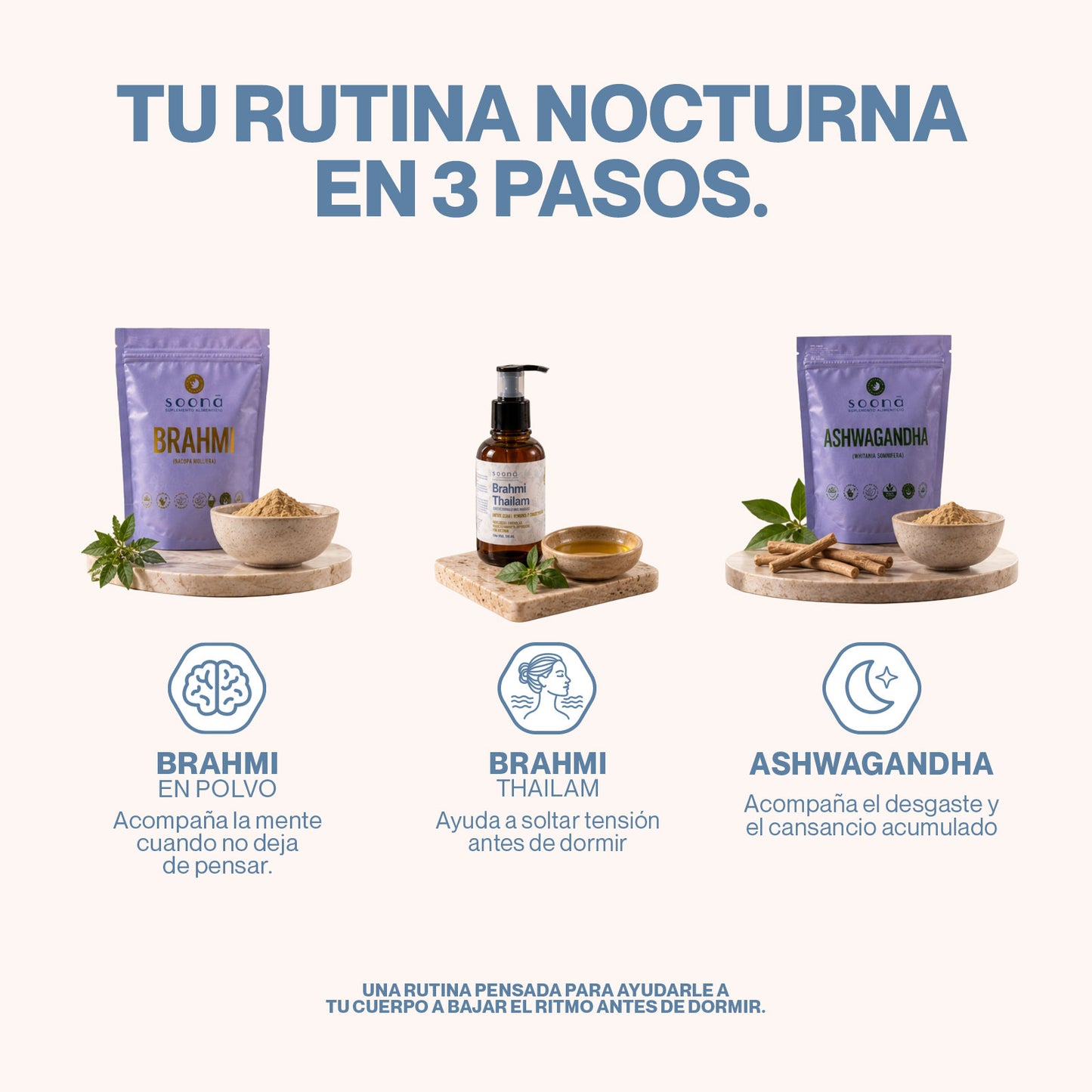 Kit Soona Sueño Profundo – Sistema Ayurveda para Dormir Mejor, Bajar el Ritmo y Despertar con Más Energía