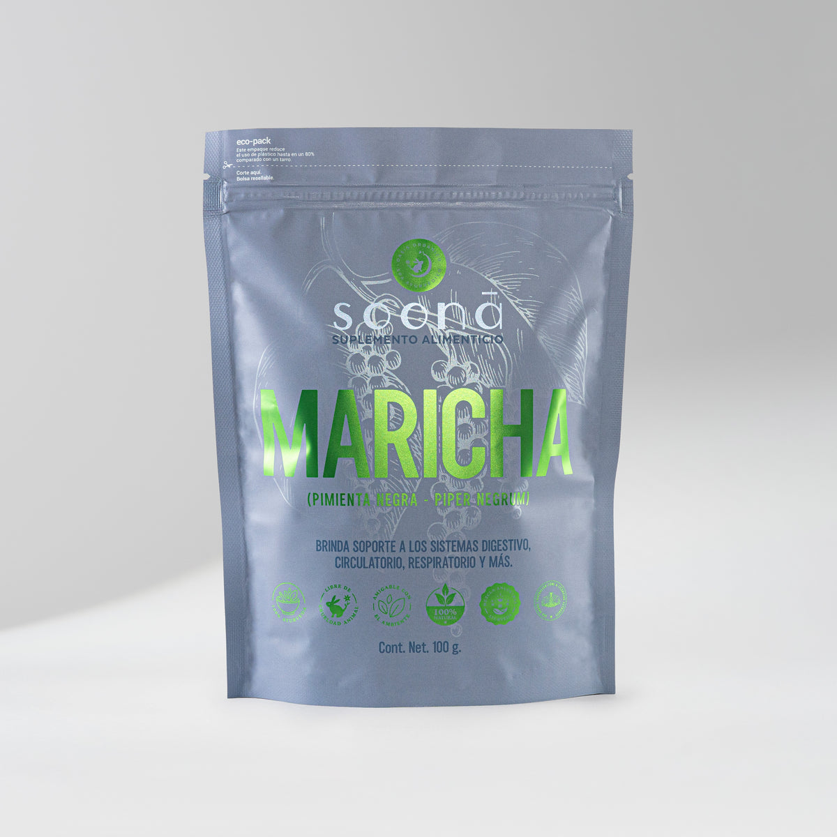 Maricha (Pimienta Negra) – Piper nigrum – soona oasis orgánico