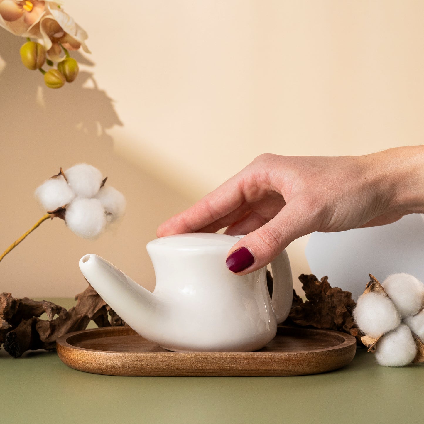 Jarra para Jala Neti Ayurvédica