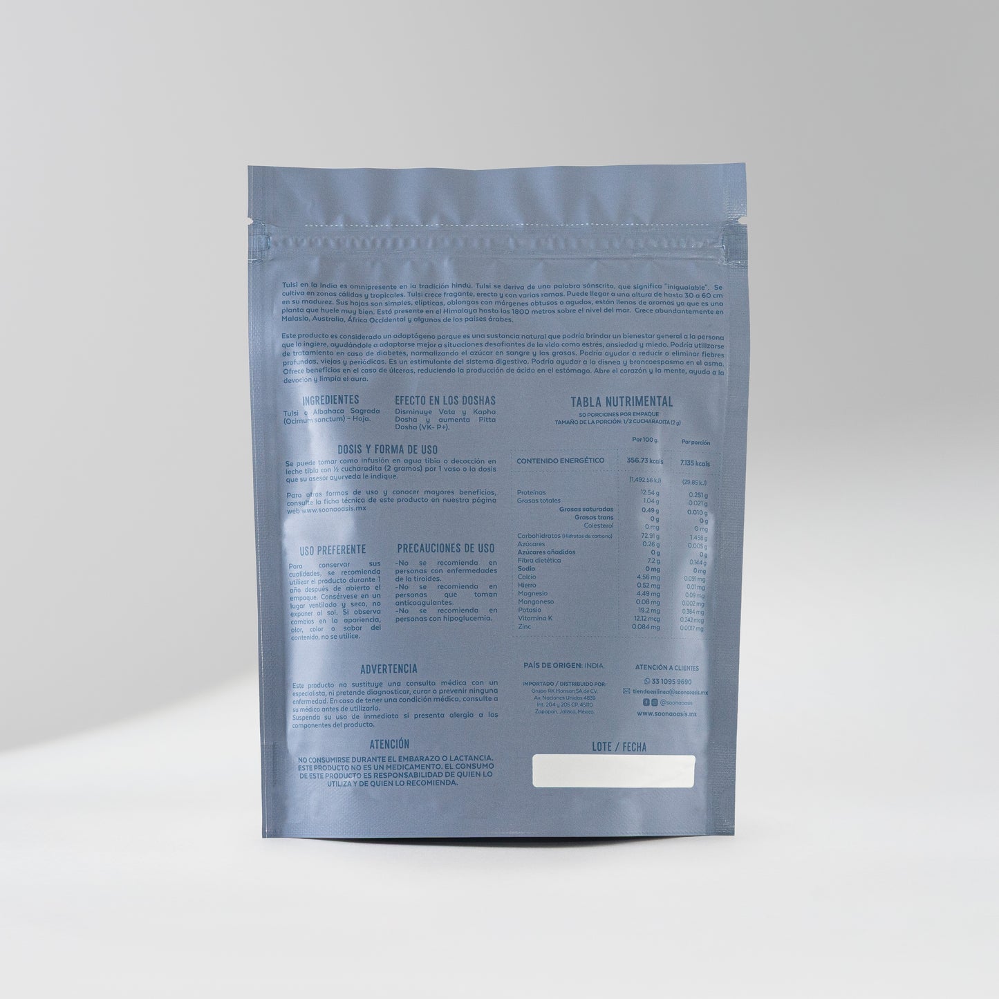 Tulsi – Albahaca Sagrada (Ocimum sanctum)